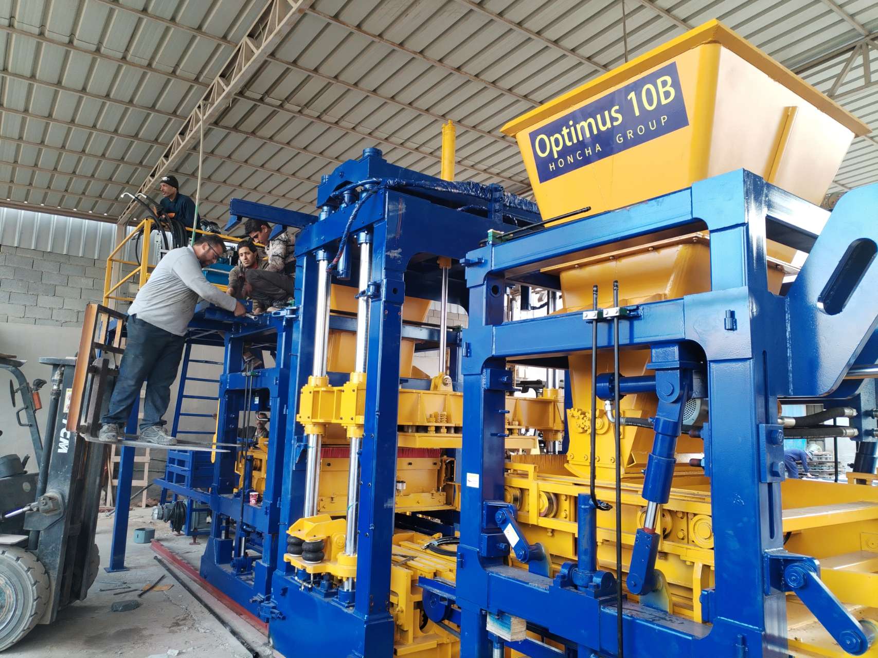 Optimus 10B Block Forming Machine